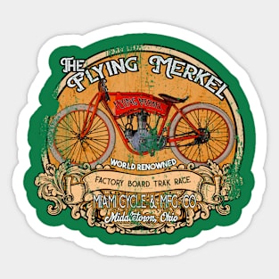 The Flying Merkel 1911 // Vintage Sticker